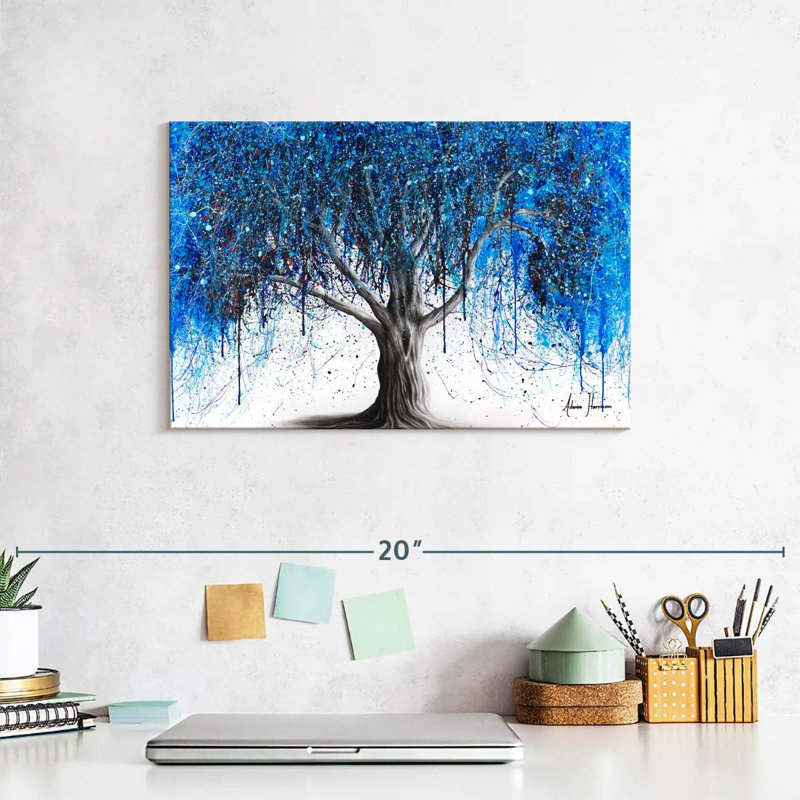 Harnek Blue Moonlight Tree, 8" H x 12" W