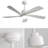 52'' Ceiling Fan with LED Lights-97786697