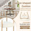 Ensemble de salle à manger moderne extensible avec chaises blanches et bancs 2/4, sièges 4-6 pour la cuisine ou la salle à manger-723680522-723680530-723680528