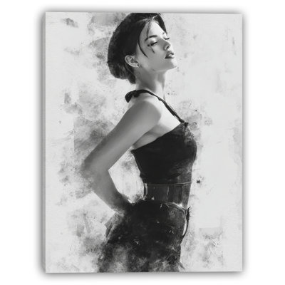 Art mural sur toile Parisian Grace