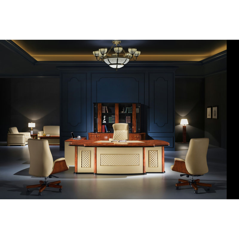 Infinity Solid Wood Executive Desk