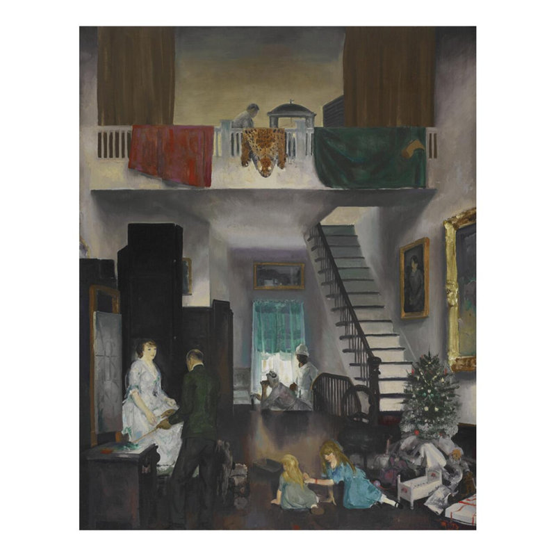 «The Studio» par George Wesley Bellows - Estampe numérique, H 28 po x l 22 po