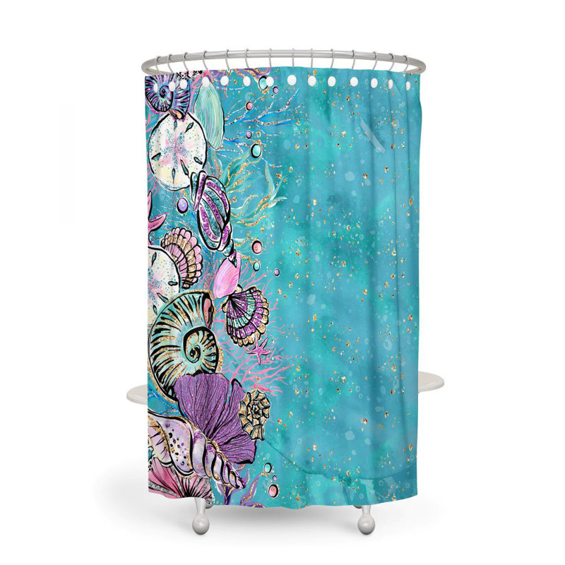 Leonide Shower Curtain, 93" H x 70" W