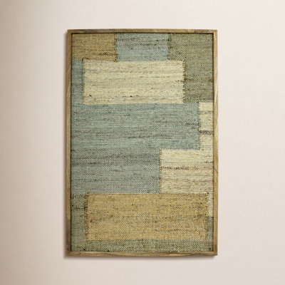 Seaglass Rectangles Woven Wall Art