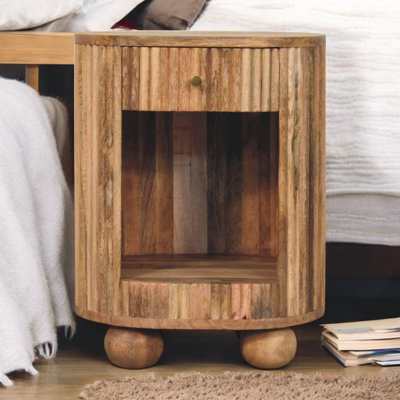 Table de chevet en bois Soba Ball