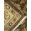 Tapis brun traditionnel fait à la main 6X9 Peshawar