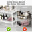 Over Toilet Shelf Organizer with Adhesive Base,Wooden 2-Tier Over Toilet Bathroom Organizer-213936585