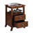 Cahoon 2 Drawer End Table with Shelf-1194295608
