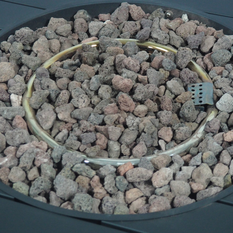 Fernon Octagon Iron Propane Smokeless Fire Pit