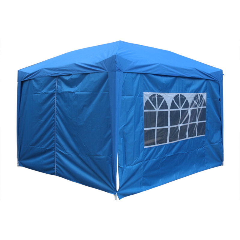 Isgro 3m x 3m Metal Pop-Up Gazebo, Blue