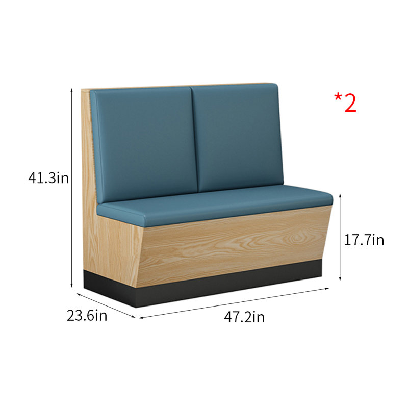 Banc rembourré en similicuir haut de gamme