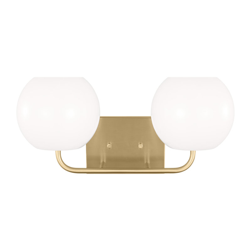 Jorund 2 Light Dimmable Vanity Light, Satin Bronze, No