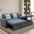 Carlheinz Square Arm Storage Sofa Bed-629442632