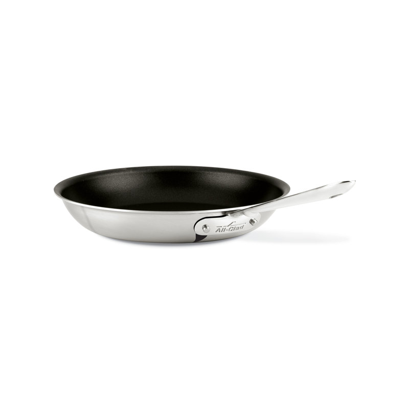 All-Clad D5 Brushed Pro Nonstick 5-Ply Bonded Cookware, Fry Pan, 12"