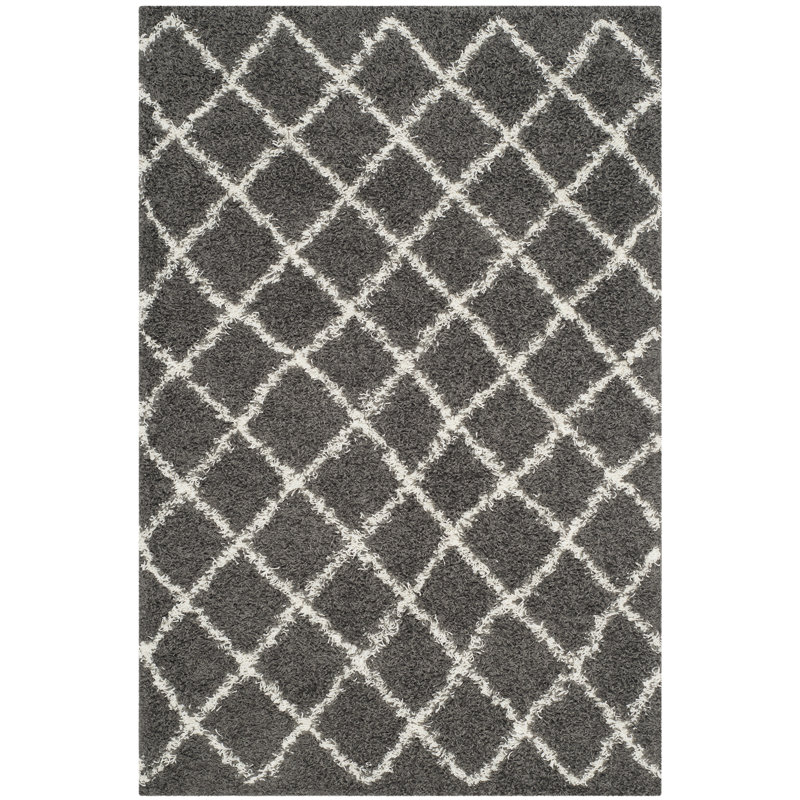 Skyleen Shag Performance Geometric Rug, Rectangle 3' x 5'