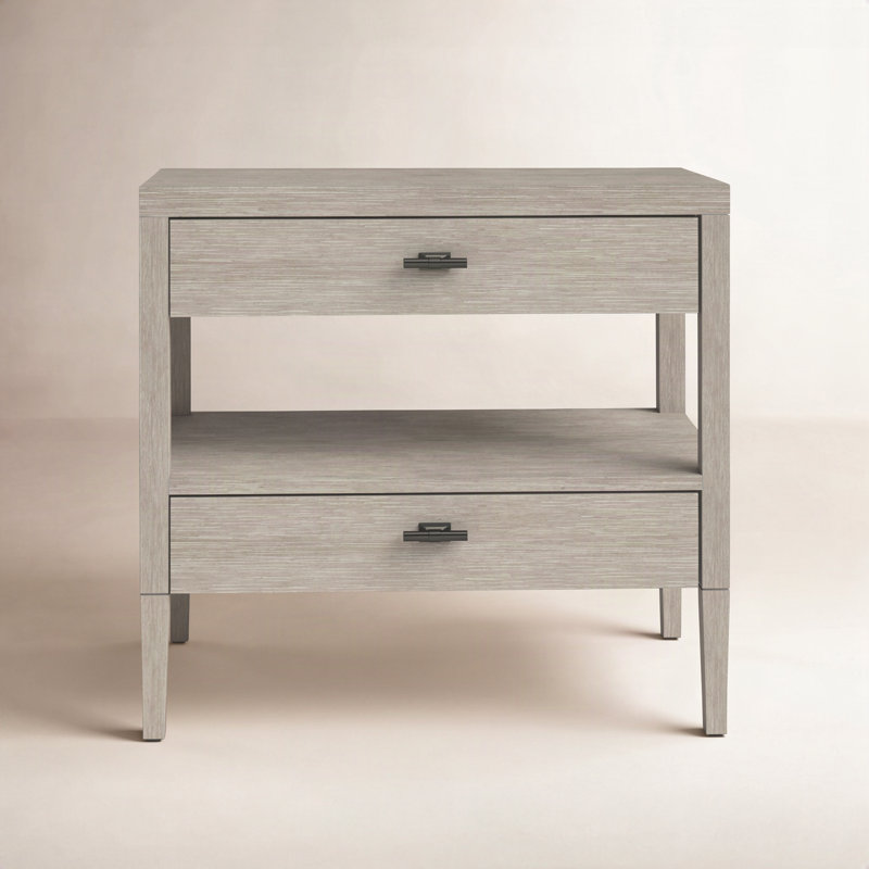 Troy 2 Drawer 30" Nightstand