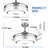 42'' Ceiling Fan with LED Lights