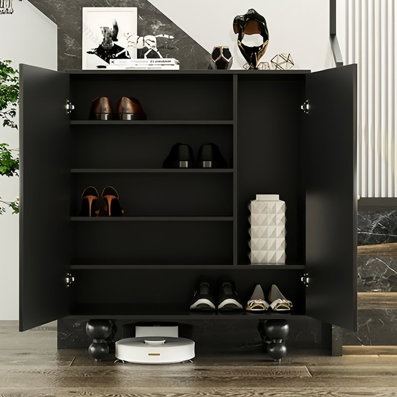 16 Pair Shoe Storage Cabinet