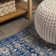 Marzo Ornate Bohemian Medallion Blue/Dark Gray Rug