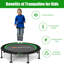Costway 0.1312336cm Round Fitness Trampoline