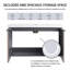 Ensemble de meuble-lavabo simple 36 po avec plateau en résine Larchdale-1812998062-1831746104