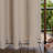 Solid Waterproof Grommet & Back Tab Blackout Outdoor Curtains For Patio-47308755-47308753