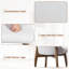 Chaises de salle à manger rembourrées Modern-990362210-994512072-994449408