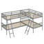 L-Shaped Bunk Bed With Ladder-1904351953