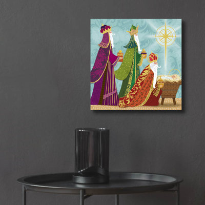 «Kings At The Crib» par Elle Media Group SA, art mural en verre acrylique, 12 po x 12 po
