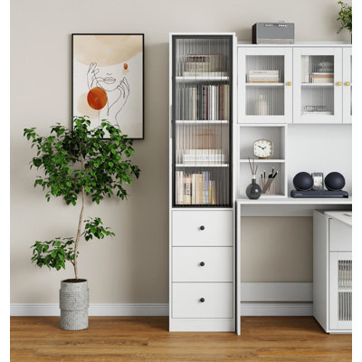 Armoire de rangement élégante blanche - Organisateur moderne et spacieux pour n'importe quelle pièce