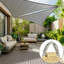 Voile d'ombrage Royal Shade Triangle Pro avec trousse de quincaillerie et corde-114698432