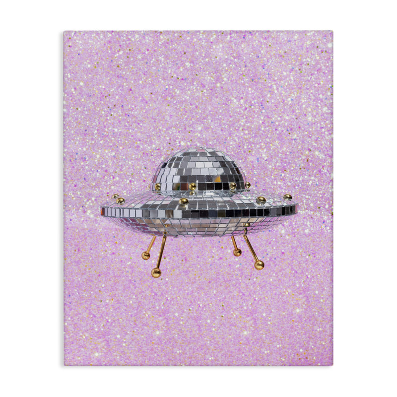 Art mural sur toile Disco, H 20 po x l 16 po
