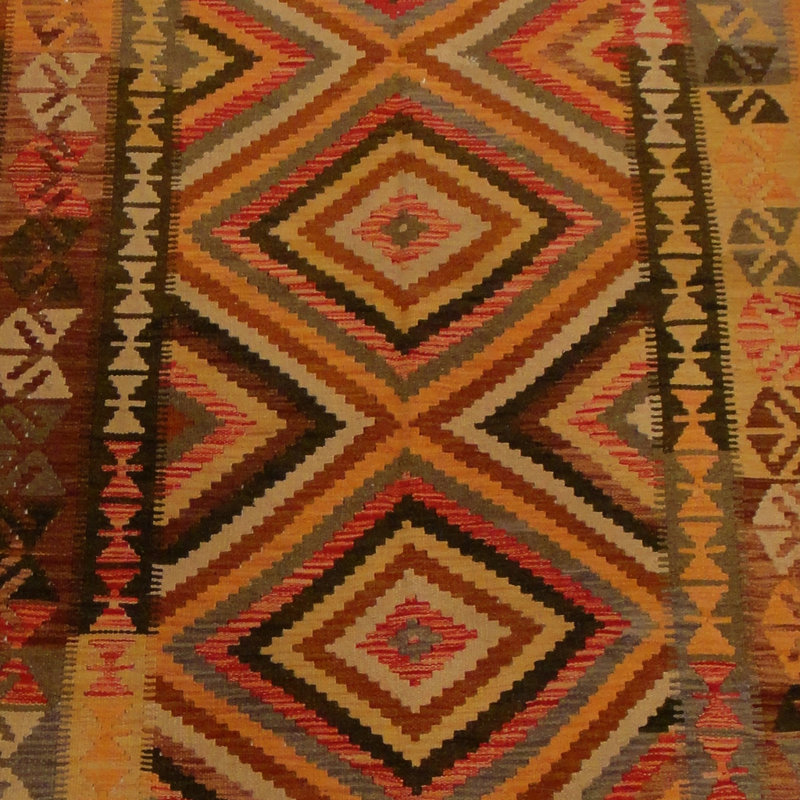 Tapis rouge tissé à plat Azpeitia