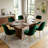 Zielke 19.5'' H Velvet Upholstered Metal Side Chair