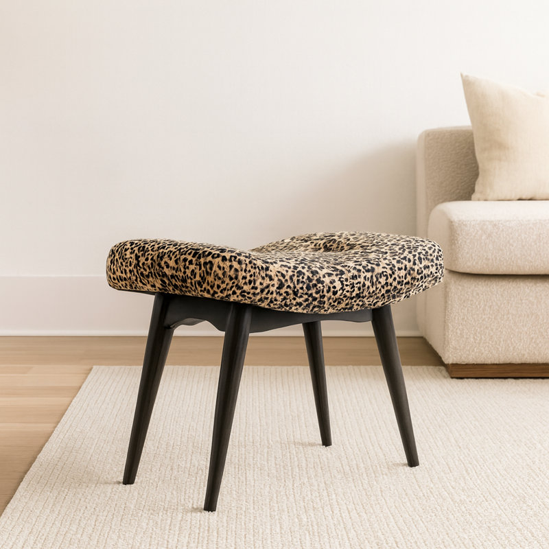 Sankertown Solid Wood Accent Stool