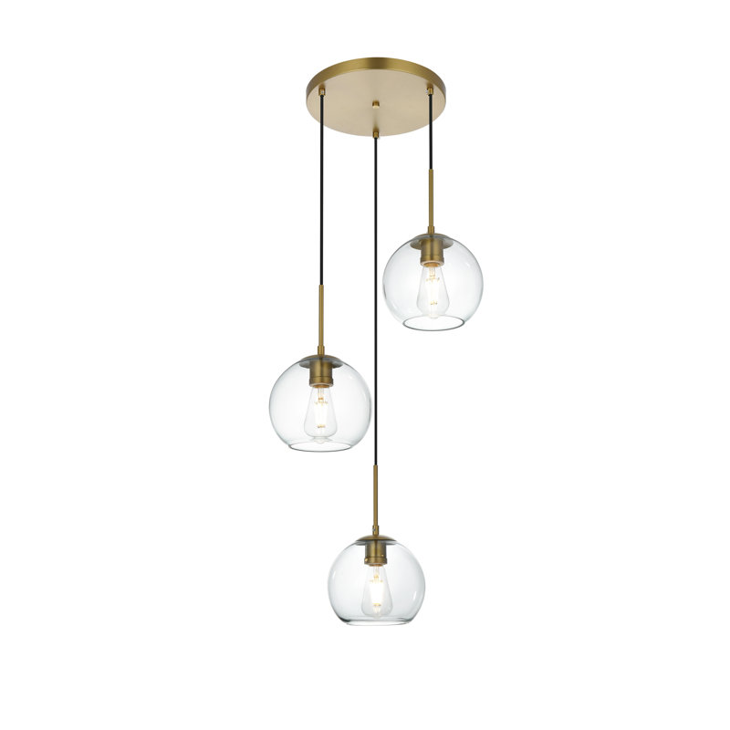 Trey Marvin , H 8 po x l 18 po x P 18 po, Trois lumières