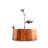 Vagabond House Song Bird Pewter Stainless Steel Fruit Bowl