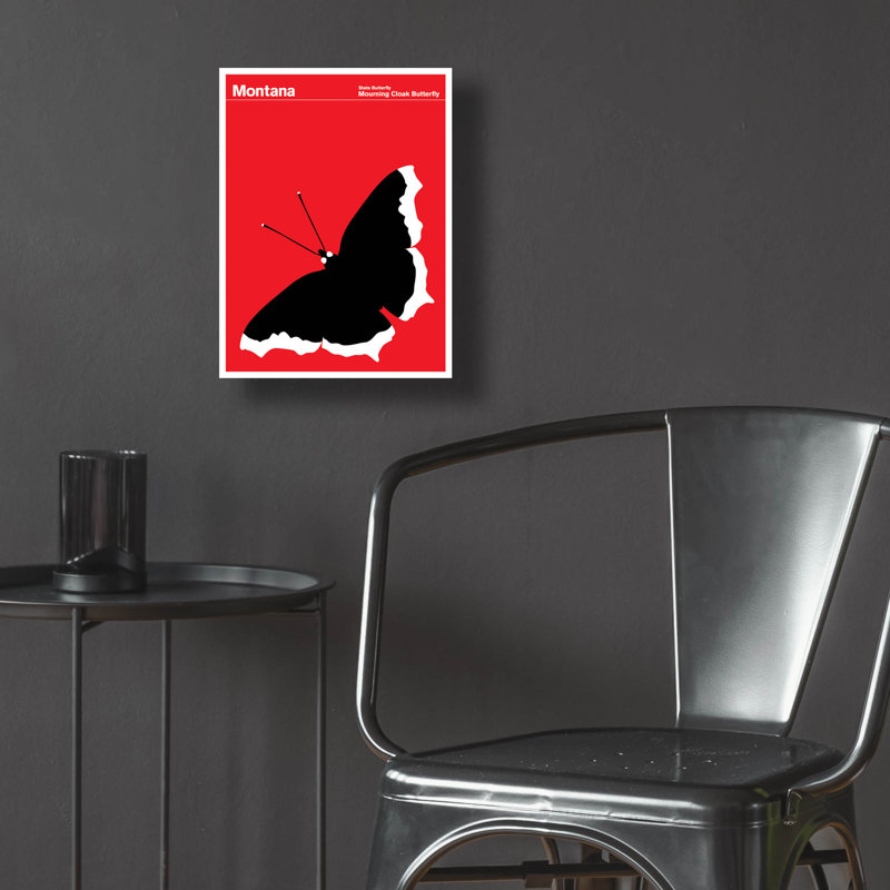 «State Posters MT» par Print Collection, H 16 po x l 12 po x P 0,13 po
