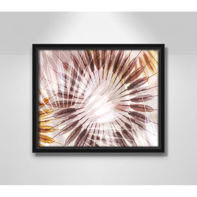 Danse des rayons II par Eva Watts, Noir, H 9,5 po x l 11,5 po