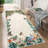 Beige Runner Rug for Kitchen Hallway Entryway Bedroom Washable Non-Slip Low Pile Soft Carpet with Jungle Animal Print Mark Resistant Collapsible Ideal for Bathroom Laundry Nursery Beige 2x6ft-1918340825-1918340820