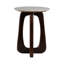 Table d'appoint en marbre 20 po x 15 po, brun-1738109869