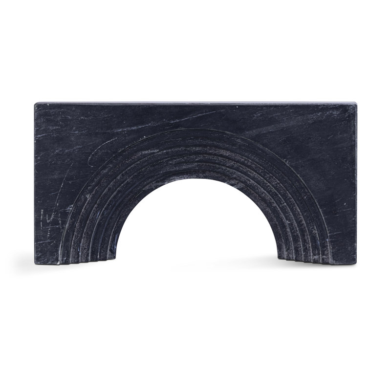 Cambre Marble Abstract Figurines & Sculptures, Black