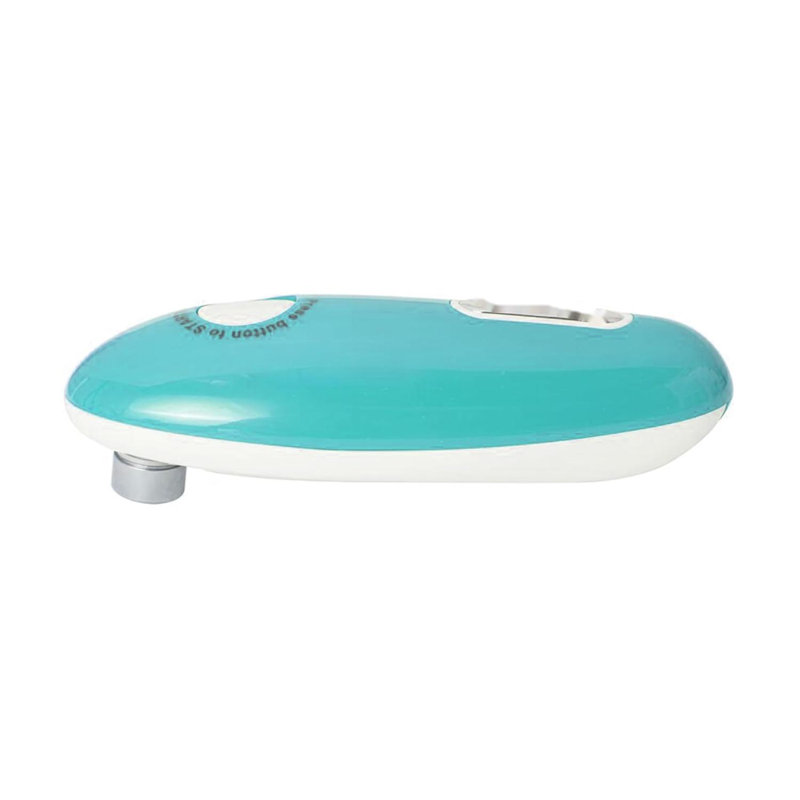 Compact Battery Operated Hands-Free Automatic Can Opener For Any Size Can With Magnet To Safely Remove Lid, Seamless Opening Decreases Sharp Edges For Easily And Safely Opening Cans, Aqua