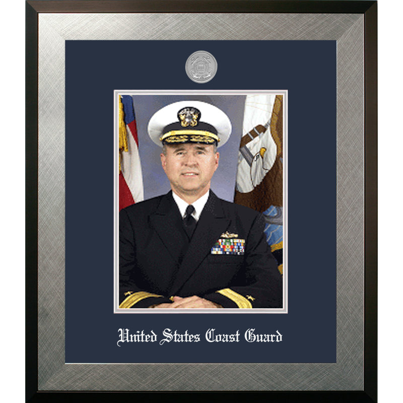 Coast Guard Portrait Honors Picture Frame