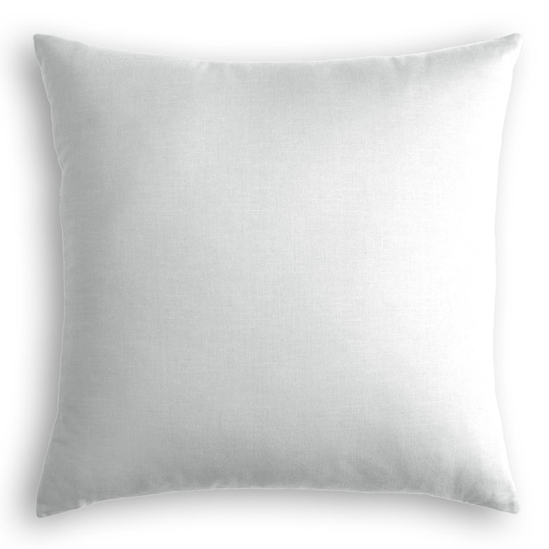Housse de coussin carrée, 26 po x 26 po, Gris froid, Housse de coussin seulement - sans coussin