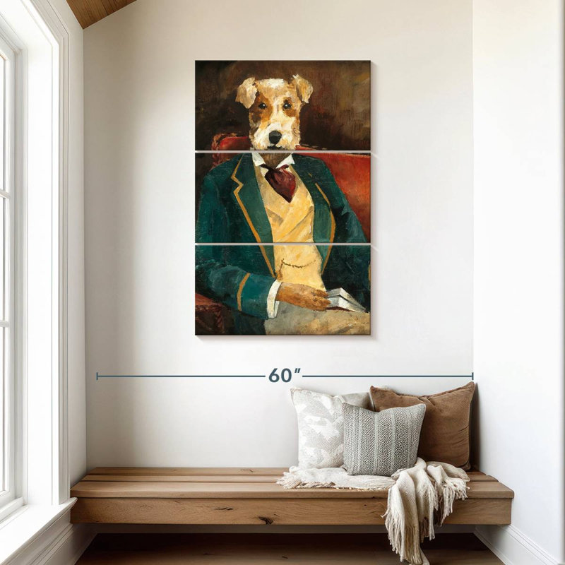 Brampt Edgar Allen Paw, 45" H x 28" W