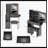 29.2" Small Size Left Drawer Desktop Vanity Table + Cushioned Stool, 2 AC+2 USB Power Station, Hair Dryer Bracket, Extra Large Touch Control Sliding LED Mirror, Tri-Color Switching, Brightness Adjust-988899476