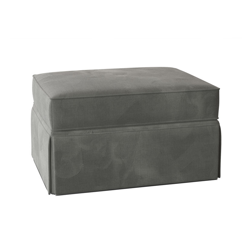 Olivia 28" Wide Rectangle Standard Ottoman, Alabaster (3157 73)