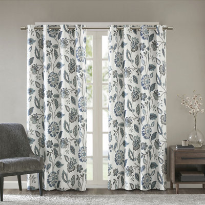 Panneau de rideau simple en polyester Anika