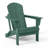 Laguna Outdoor 5-Piece Adirondack Chair With Square Coffee Table Conversation Set-108401497
